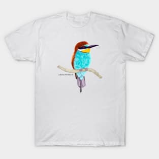 Bee Eater Bird Realistic Illustration T-Shirt